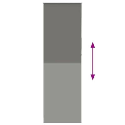 Rolgordijn verduisterend 80x230cm stofbreedte 75,7 cm polyester