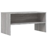 Tv-meubel 80x40x40 cm bewerkt hout grijs sonoma eikenkleurig - thumbnail