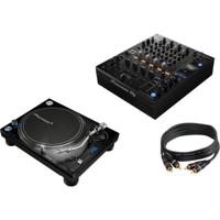 Pioneer DJ DJM-750MK2 + 2 x Pioneer PLX-1000 draaitafel + 2 x RCA - thumbnail