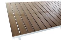 Eettafel DKD Home Decor Buitenkant Hars Aluminium 200 x 90 x 75 cm - thumbnail