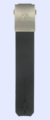 Horlogeband Tissot T33.7.798.51 / T603013681 Rubber Zwart 20.1mm Horlogeband Tissot T33.7.798.51 / T603013681 Rubber Zwart 20.1mm