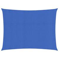 VidaXL Zonnezeil 160 g/m² 2,5x3,5 m hdpe blauw - thumbnail