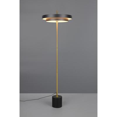 Trio Moderne vloerlampKeaton zwart met goud - 440210180