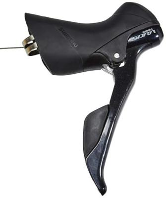 Rst Shimano veeller (rechts) met remhendel 9 speed sora st-r3000 zwart