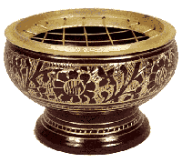 Wierookbrander Messing Bruin - thumbnail