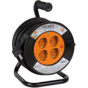 Kabelhaspel 25 m 3g1.5 4 stopcontacten Velleman - Velleman Kabelhaspel 25 m 3g1.5 4 stopcontacten Velleman - Velleman