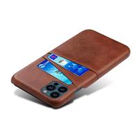 Casecentive Leren Wallet Back case iPhone 14 Pro Max bruin - thumbnail