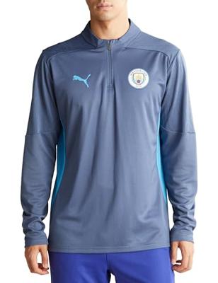 Manchester City 1/4-Zip Trainingspak Senior 2024/2025 - Maat XL - Kleur: Donkerblauw | Soccerfanshop - thumbnail