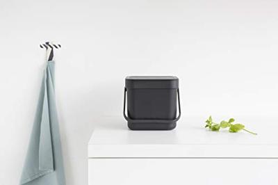 Brabantia Sort & Go Afvalbakje 3L Grijs - thumbnail