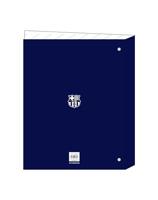 Ringmap F.C. Barcelona 24/25 Kastanjebruin Marineblauw A4 26.5 x 33 x 4 cm - thumbnail