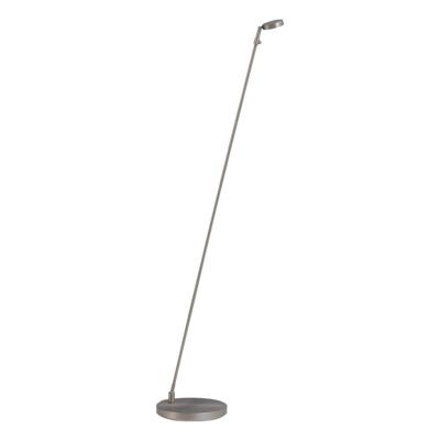 Masterlight Staande leeslampDenia 2 130cm nikkel mat - 1082-37-DW