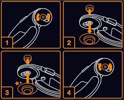 Fiskars rolmes, d 60 mm, 1 stuk