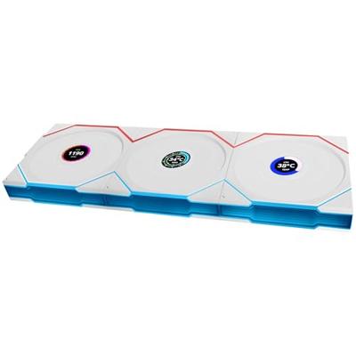 Lian Li UNI FAN TL Wireless LCD 120mm White 3-pack