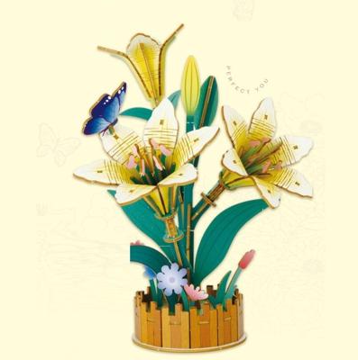 PlayfulMario Lelie Houten Modelbouwset 85 Onderdelen Modelbouw