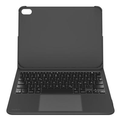 Belkin Everyday toetsenbord met hoes voor iPad 10e generatie 10,9 inch, toetsenbord met achtergrondverlichting en handgreep, multi-gebarenbediening, Apple Pencil, QWERTZ, multimediatoetsen