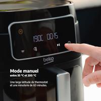 Multifunctionele heteluchtfriteuse - BEKO - FRL3374B - 1900 W - 7,6 L voor 2 kg friet - LCD touchscreen - Zwart - thumbnail