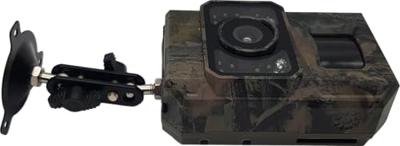 Berger & Schröter Mini 48 MP Wildcamera 48 Mpix Incl. solarlader met Li-ion accu Camouflage bruin, Zwart