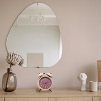 Tafelwekker 12 x 14 x 6 cm - Metaal - NeXtime "Golden Hour" - thumbnail