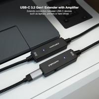 NANOCABLE 10.01.1312 verlengkabel USB 3.2 met versterker type C/M-C/H, 10 m, zwart - thumbnail