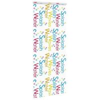 Doucherolgordijn met cassette 90x240 cm stofbreedte 86 cm - thumbnail