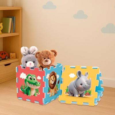 Puzzel Colorbaby 120 x 60 cm Multicolour dieren 8 Onderdelen