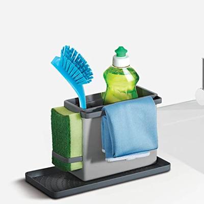 Metaltex Kitchen Helpers Tidy Tex Gootsteen Organiser 24x13x14 cm Grijs - thumbnail