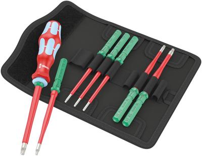 Wera Kraftform Kompakt VDE Stainless 8 extra slim 1 Wisselklingset Elektronica Wera Kraftform Kompakt VDE Stainless 8 extra slim 1 Wisselklingset Elektronica