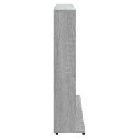 Cd-kast 102x23x89,5 cm bewerkt hout grijs sonoma eikenkleurig - thumbnail