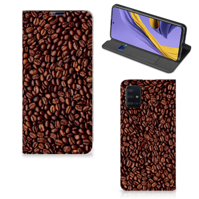 Samsung Galaxy A51 | Flip Style Cover | Koffiebonen