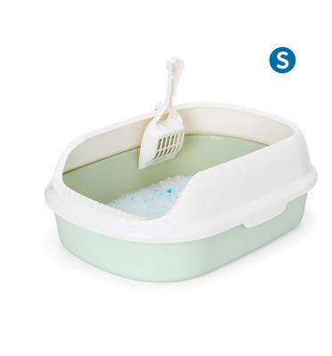 Nobleza Kattenbak met schepje - Open - Maat S - 40x29,5x13,5 cm - Groen