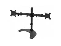 Techly Desk Stand for 2 Monitor 13-27 with Base h.400m ICA-LCD 3410 27 Vrijstaand Zwart - thumbnail
