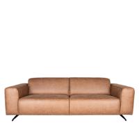 LABEL51 Bank 'Modena', 3-zits, kleur Cognac - thumbnail