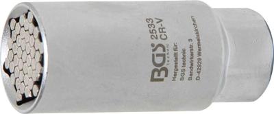 BGS technic Multi Socket 3/8" for 9-21mm