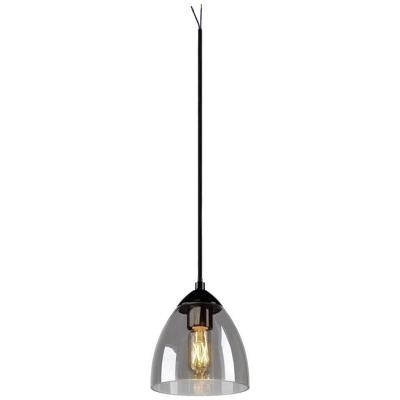 SLV Glazen hanglampPara Cone zwart met smoke glas - 1006159