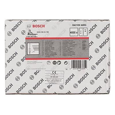 Bosch Accessories 2608200036 Nagel met ronde kop (papiergebonden) SN21RK Afmeting, lengte 60 mm 4000 stuk(s) Bosch Accessories 2608200036 Nagel met ronde kop (papiergebonden) SN21RK Afmeting, lengte 60 mm 4000 stuk(s)
