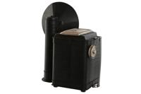 Decoratieve figuren Home ESPRIT Zwart Zilverkleurig Fotocamera Vintage 25 x 14 x 24 cm - thumbnail