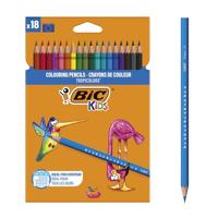 Bic Kids kleurpotlood Tropicolors, etui van 18 stuks - thumbnail