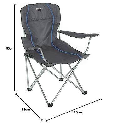 High Peak Klapstoel Salou 54 X 43,5 Cm Polyester/staal Grijs High Peak Klapstoel Salou 54 X 43,5 Cm Polyester/staal Grijs