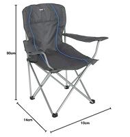 High Peak Klapstoel Salou 54 X 43,5 Cm Polyester/staal Grijs - thumbnail