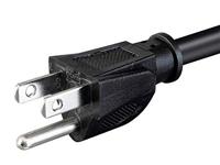 Monoprice Extension Cord - 4,5 m - zwart | NEMA 5-15P naar NEMA 5-15R, 14AWG, 15A, SJT, 120V - thumbnail