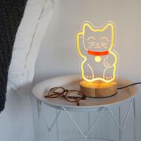 Lucky Cat Usb Tafellamp - thumbnail