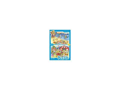 Rebo beach and circus-puzzel 24 + 48 st
