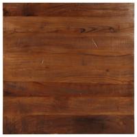 Tafelblad vierkant 90x90x3,8 cm massief gerecycled hout - thumbnail