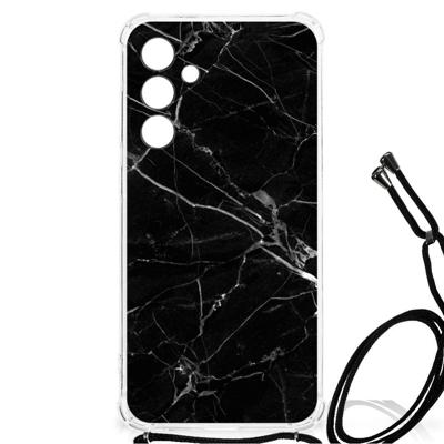 Samsung Galaxy A55 Anti-Shock Hoesje Marmer Zwart - Origineel Cadeau Vader Samsung Galaxy A55 Anti-Shock Hoesje Marmer Zwart - Origineel Cadeau Vader