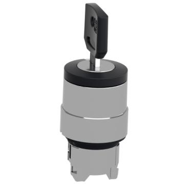 Schneider Electric ZB4BG08 ZB4BG08 Frontelement voor keuzeschakelaar Sleutel 3 x +/- 45 ° Sleutel-ontgrendeling 1 stuk(s)