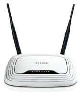 TP-Link TL-WR841N draadloze router Fast Ethernet Single-band (2.4 GHz) Zwart, Wit - thumbnail