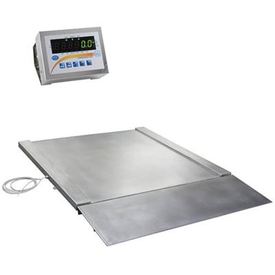 PCE Instruments Doorrijweegschaal Weegbereik (max.) 2000 kg Resolutie 1000 g RVS