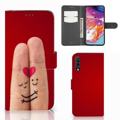 Samsung Galaxy A70 Wallet Case met Pasjes Liefde - Origineel Romantisch Cadeau Samsung Galaxy A70 Wallet Case met Pasjes Liefde - Origineel Romantisch Cadeau