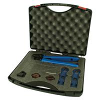 AMW Connect Solar krimpset MC3 MC4 krimptang om connectoren voor zonnepanelen aan te zetten - thumbnail