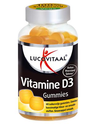 Lucovitaal Vitamine D3 Gummies Vegan 60Stuks